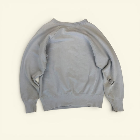 1950s Light Baby Blue Bullshirt Sweatshirt