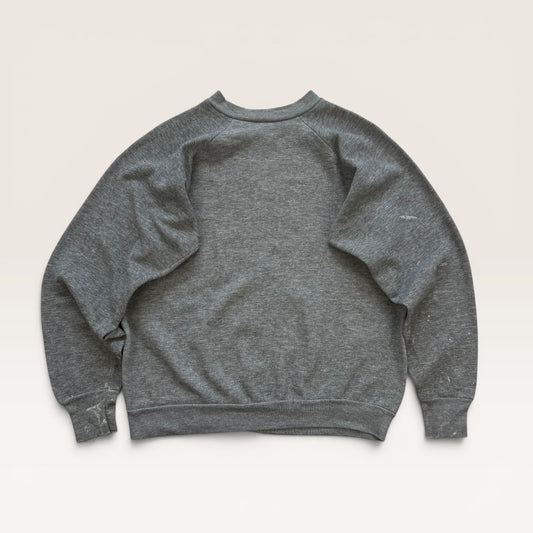 1980s Blank Grey Sweatshirt