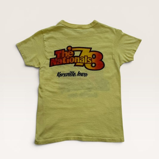 1978 Pastel Yellow The Nationals T Shirt
