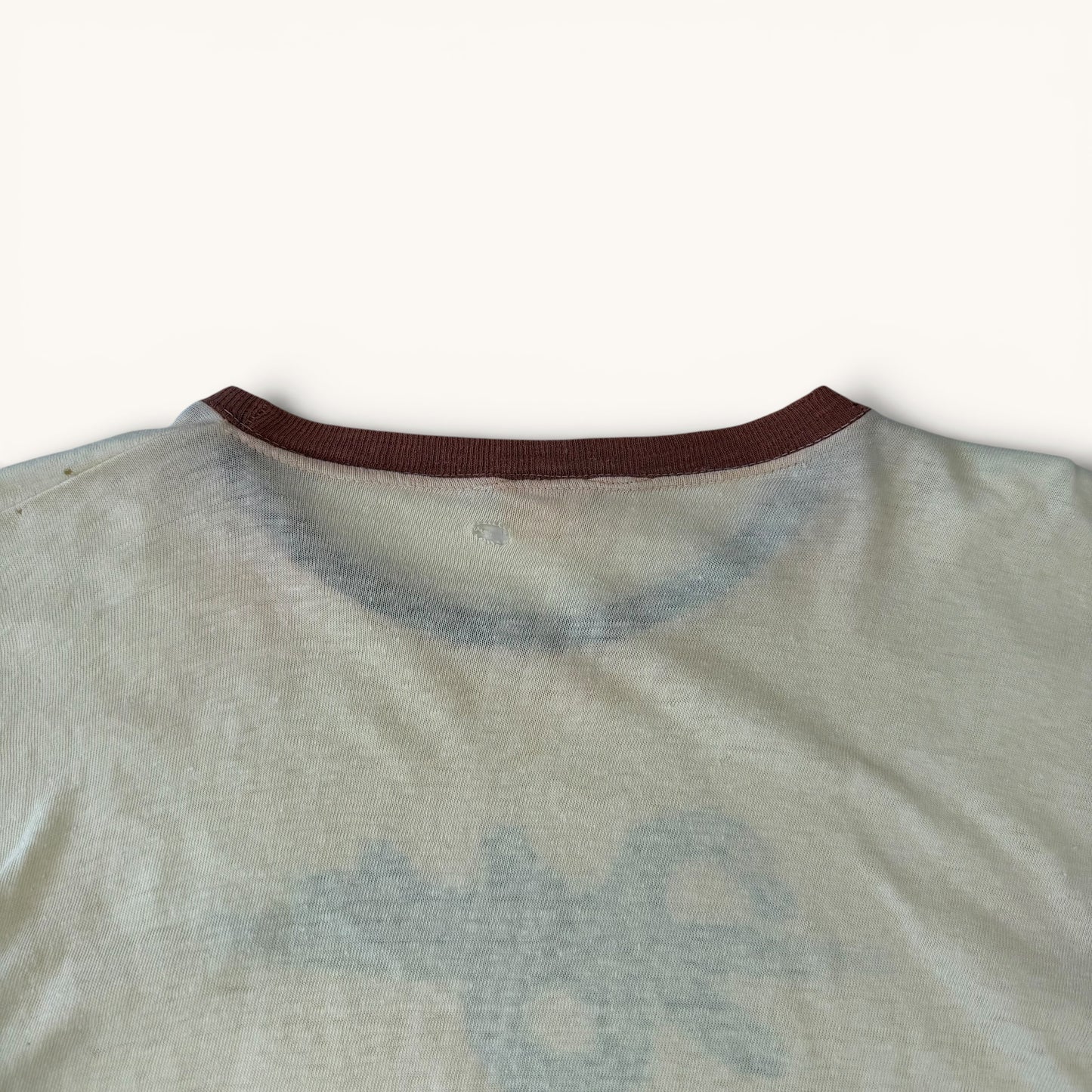 1970s Light Yellow Foghat Band T Shirt