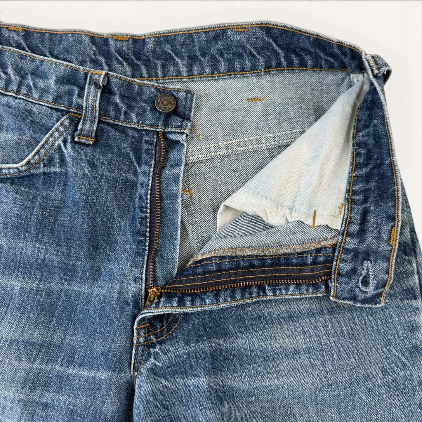 1970s Levis 646 Orange Tab Denim Jeans