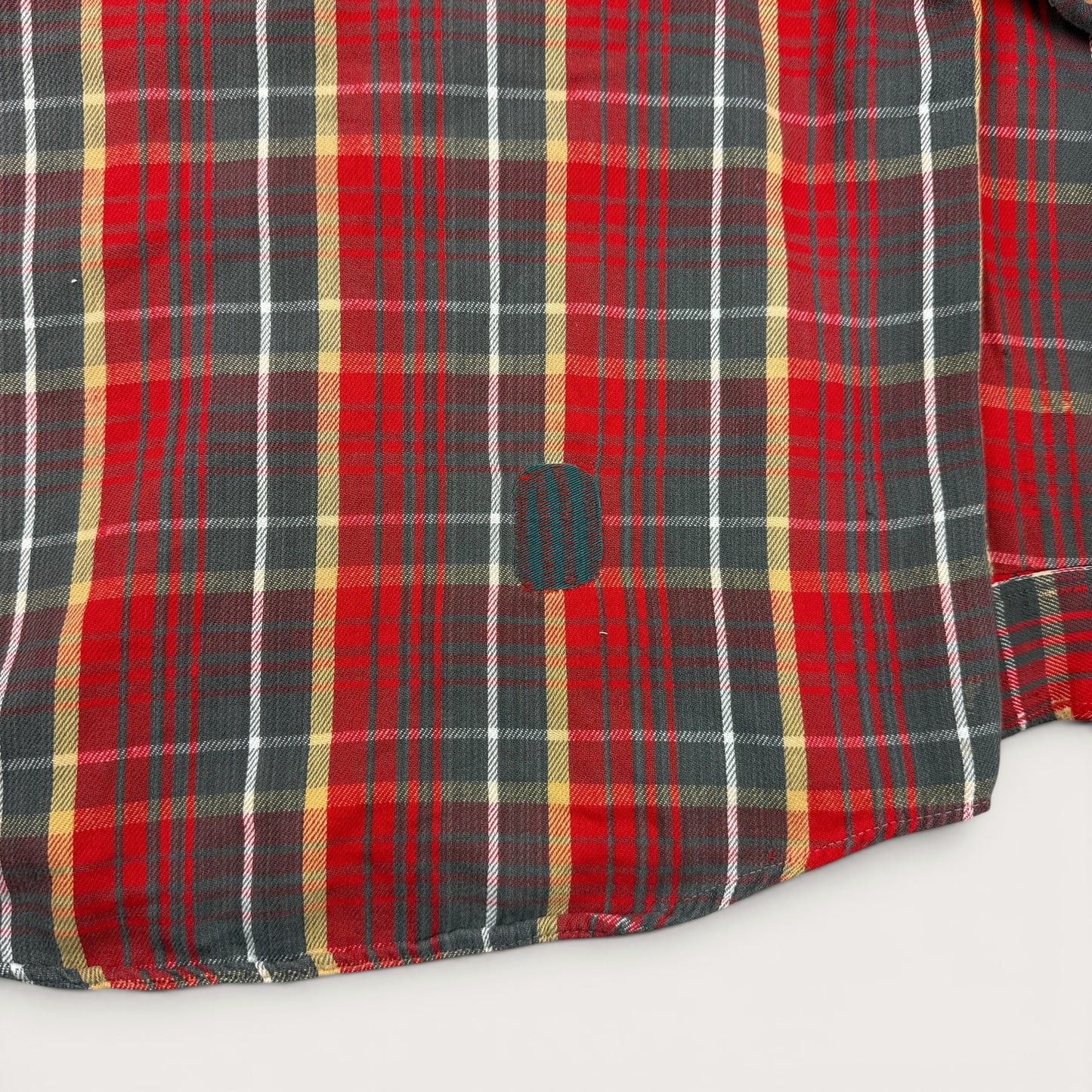 1950s Distressed Hand Mended Big Mac Cotton Flannel - Soft and Slouchy
