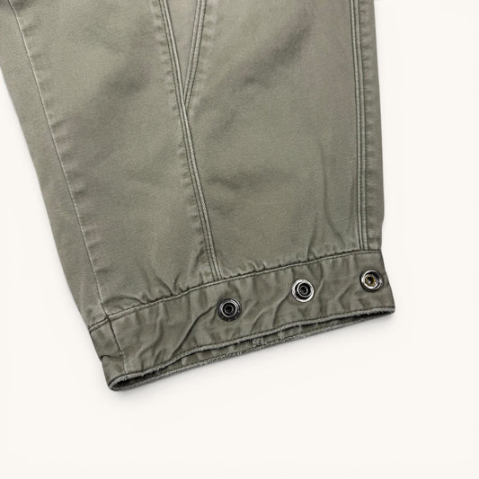 1980s Light Olive Marithe Francois Girbaud Balloon Pants