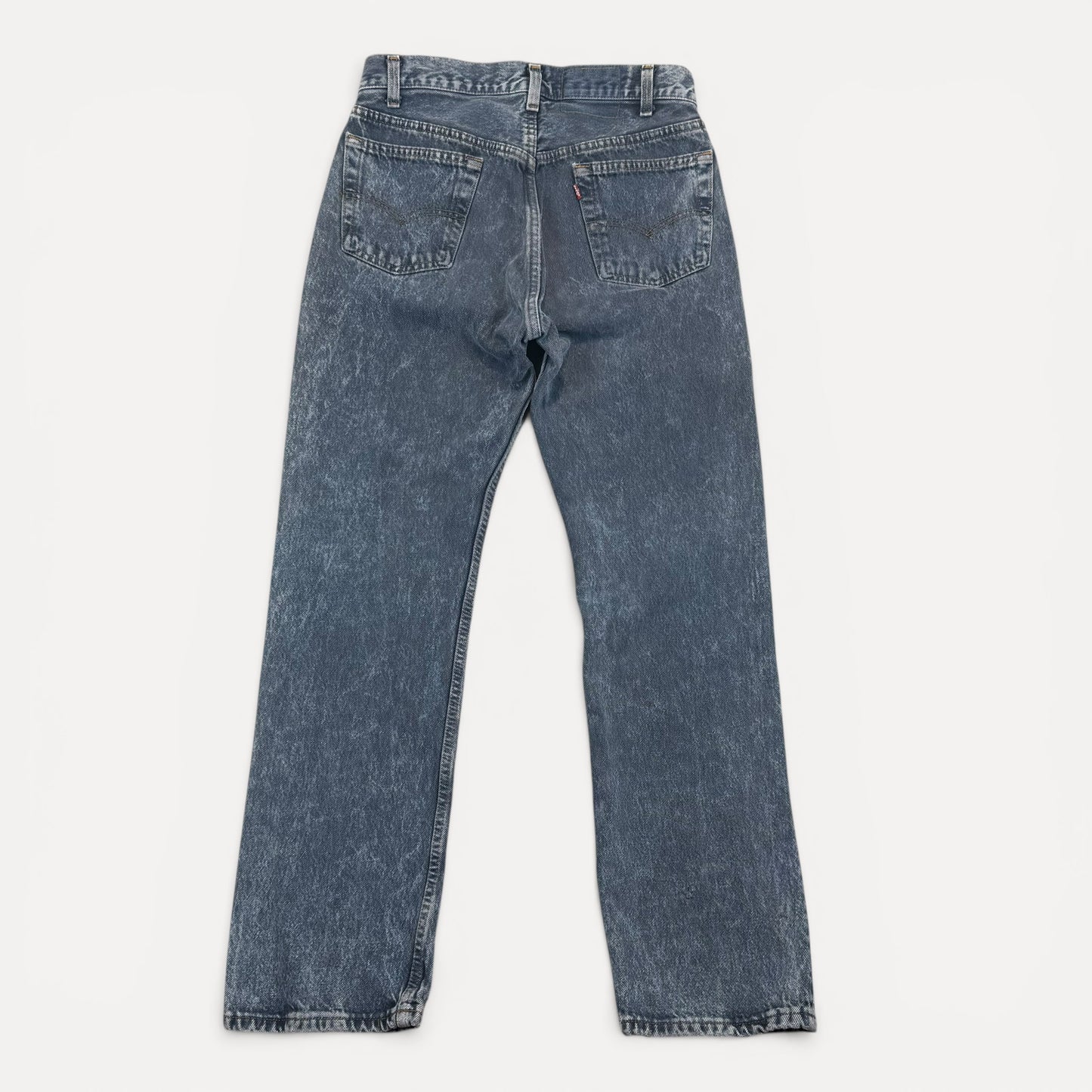 1980s Washed Black/Grey/Blue Levis 501
