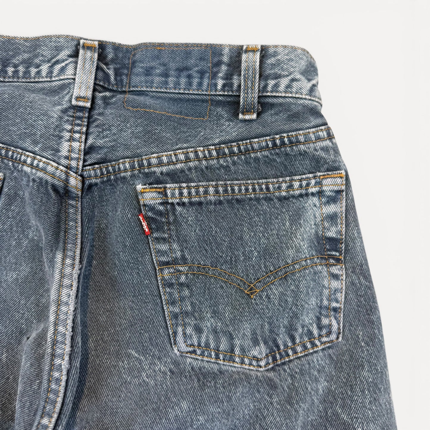 1980s Washed Black/Grey/Blue Levis 501