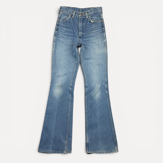 1970s Repaired Wrangler Boot Cut Denim Jeans