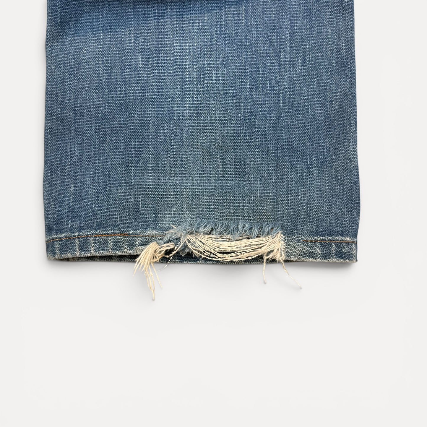 1970s Repaired Wrangler Boot Cut Denim Jeans