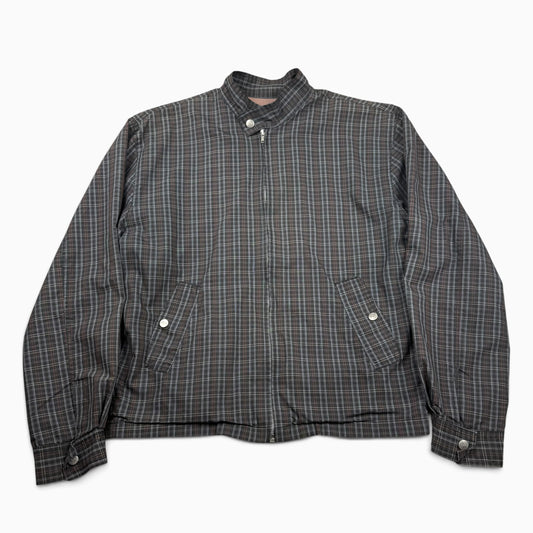 1970s Plaid Zip Up Jacket