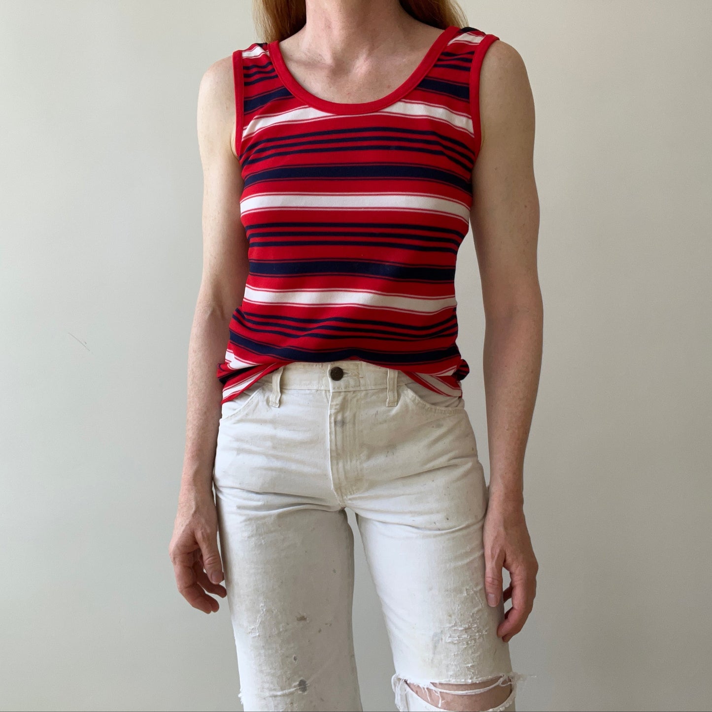 1970s Striped Tank-Top