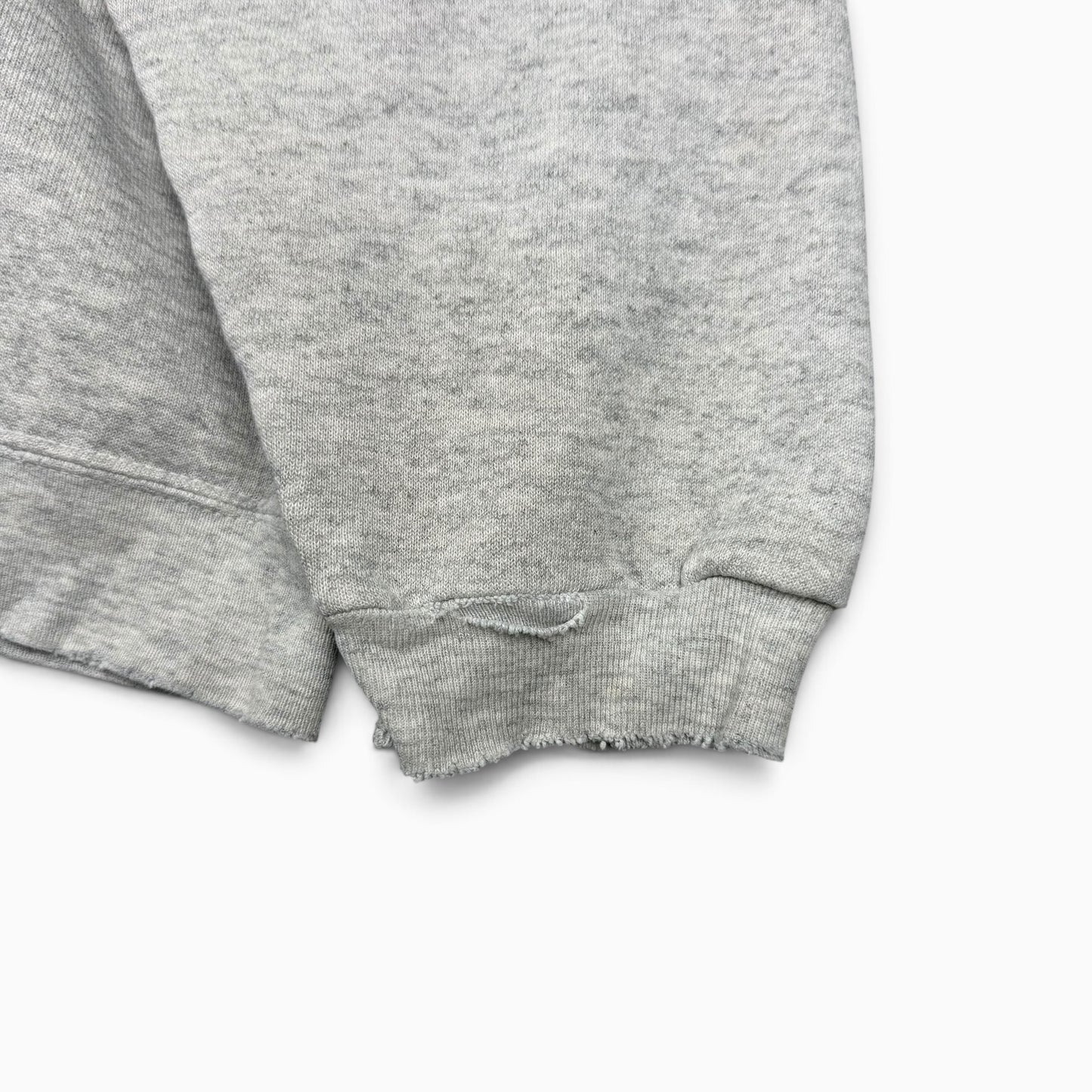 1990s Boxy Blank Grey Hoodie
