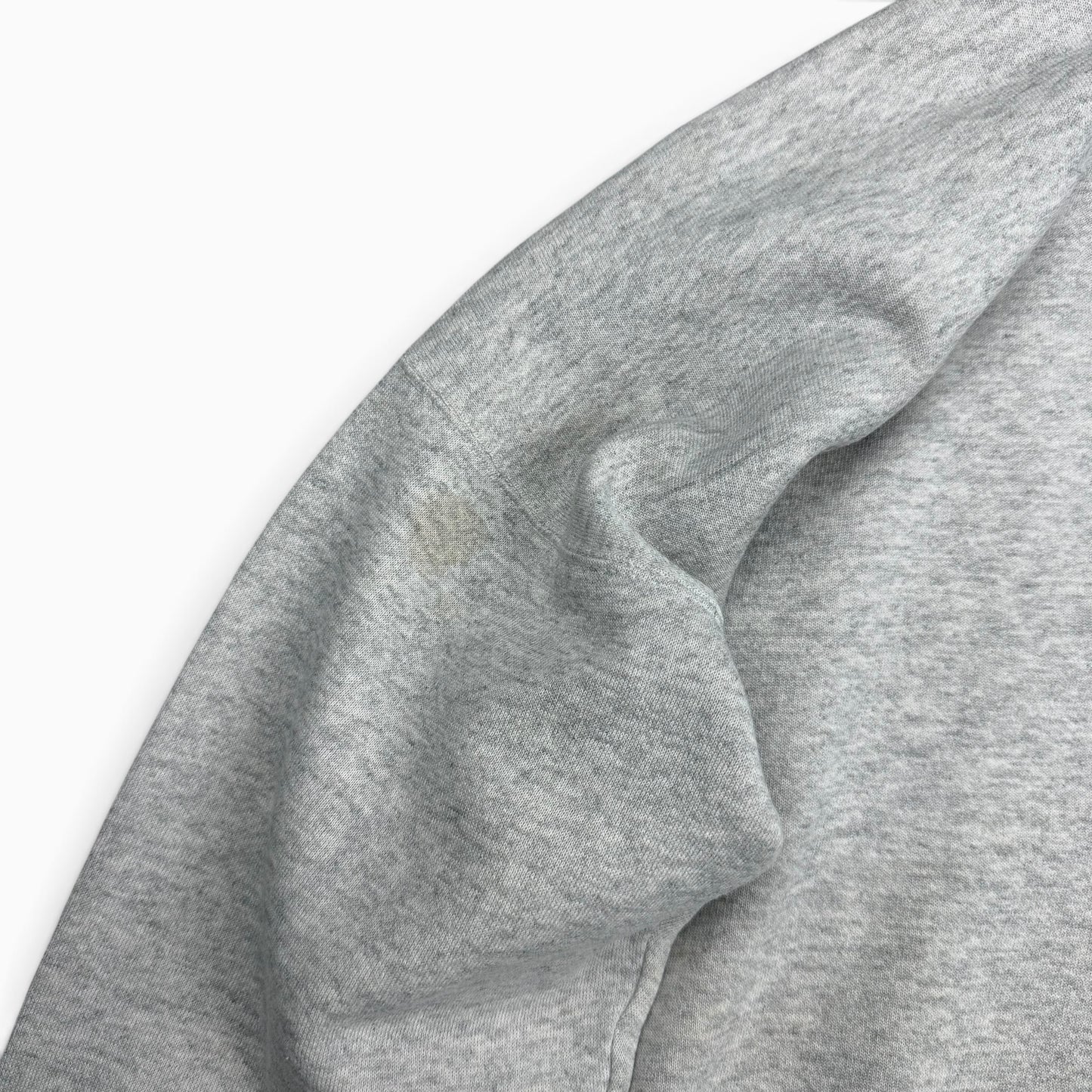 1990s Boxy Blank Grey Hoodie