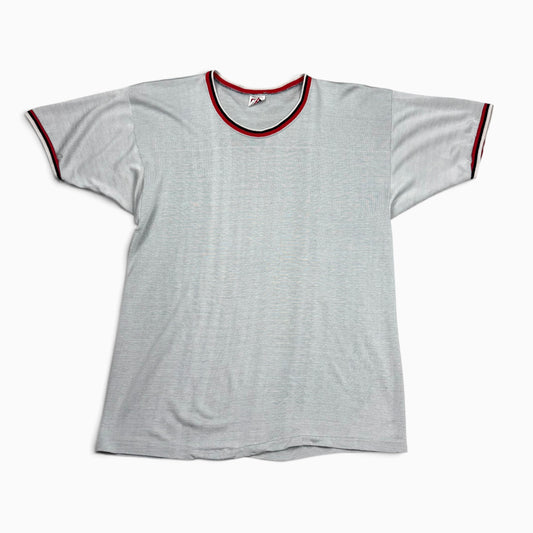 1950s Light Grey Knit Cotton Jersey T Shirt