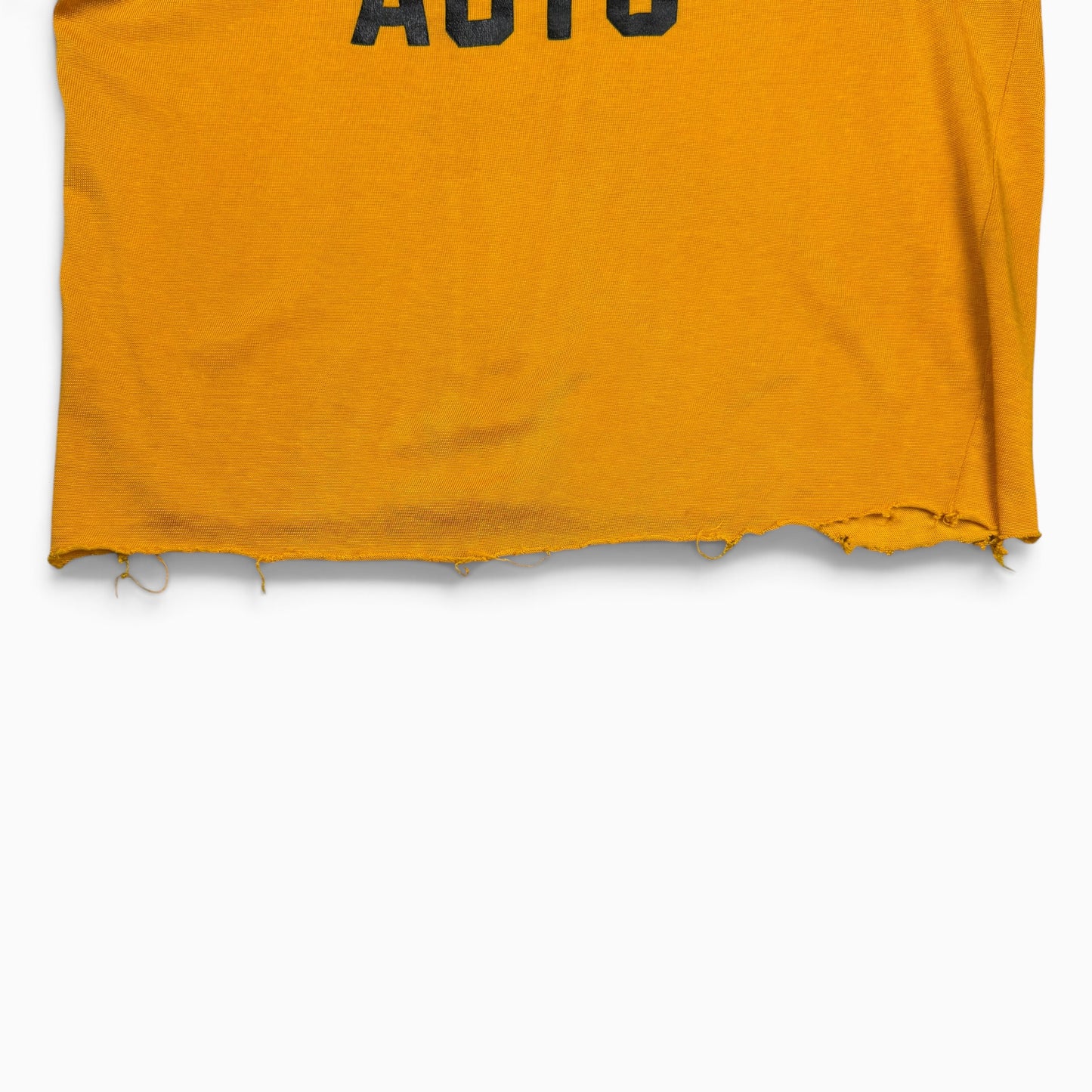 1950s Yellow Caruso's Auto Jersey T Shirt - Personal Collection Piece