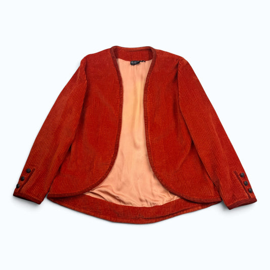 1950s/60s Burnt Orange Corduroy Blazer