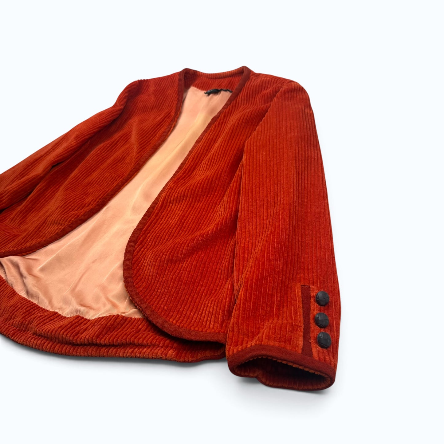 1950s/60s Burnt Orange Corduroy Blazer