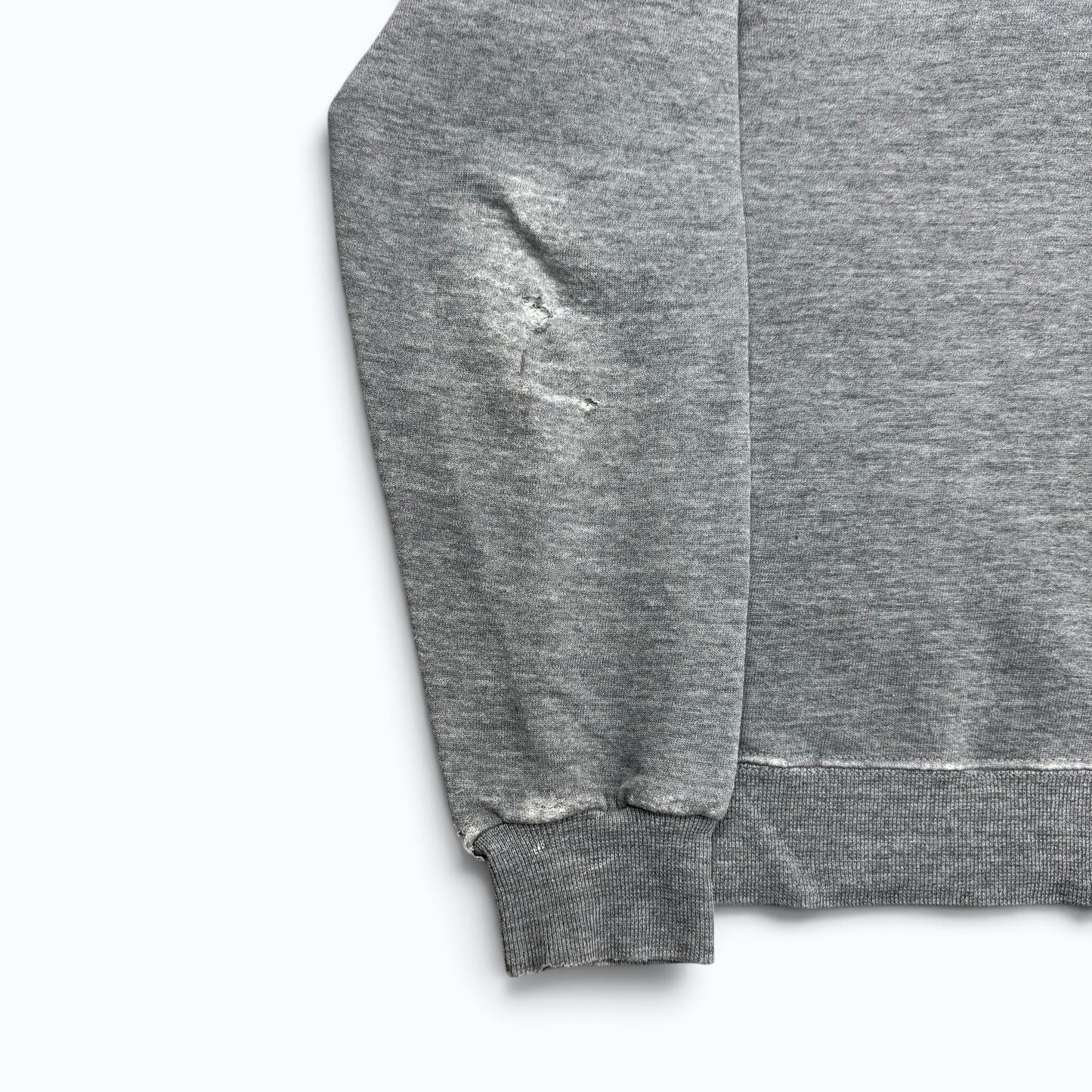 1980s Blank Grey Russell Sweatshirt