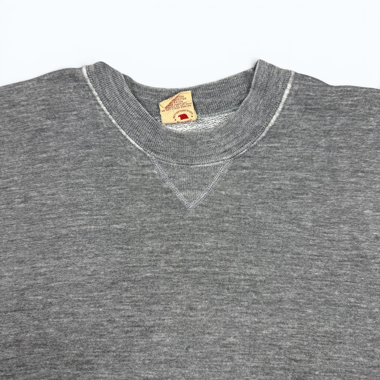 1980s Blank Grey Russell Sweatshirt