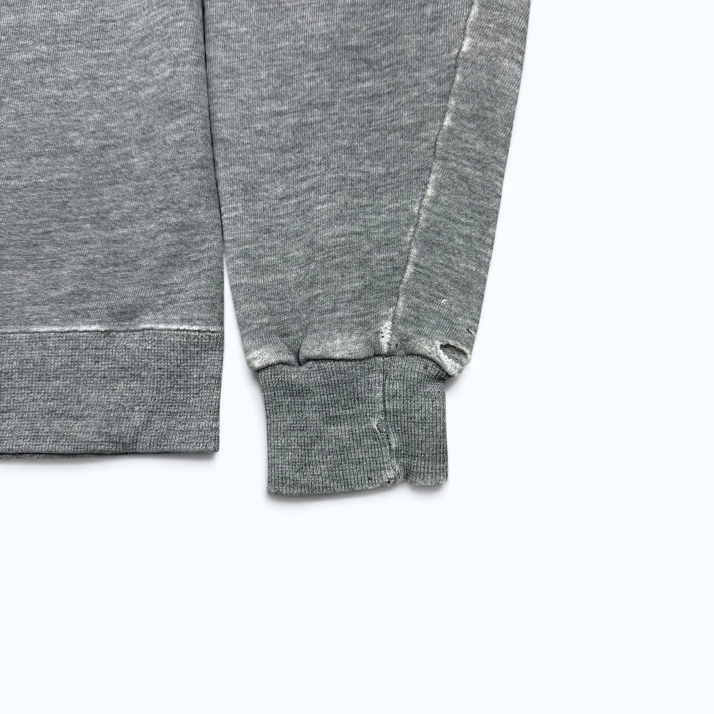1980s Blank Grey Russell Sweatshirt
