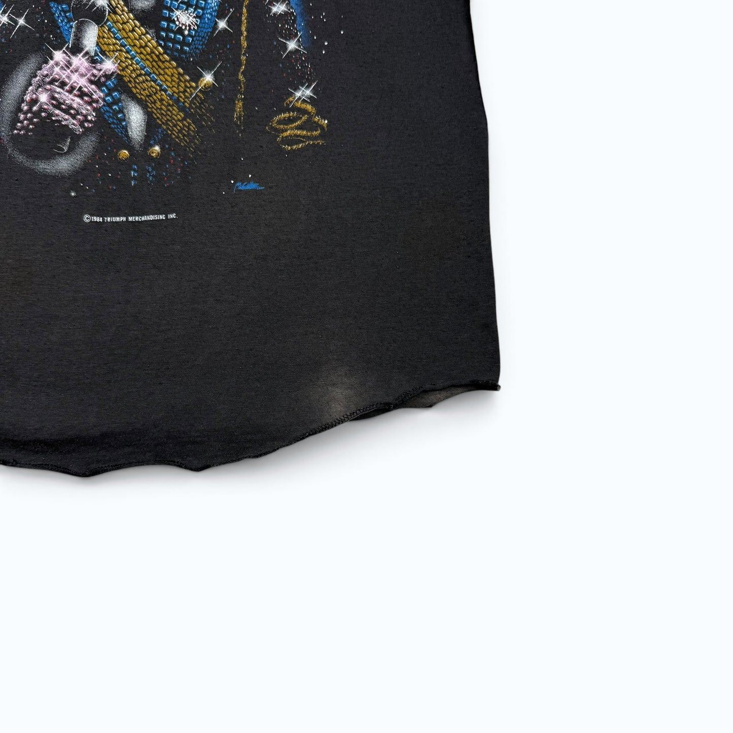 1984 Michael Jackson Victory Tour Baseball T Shirt