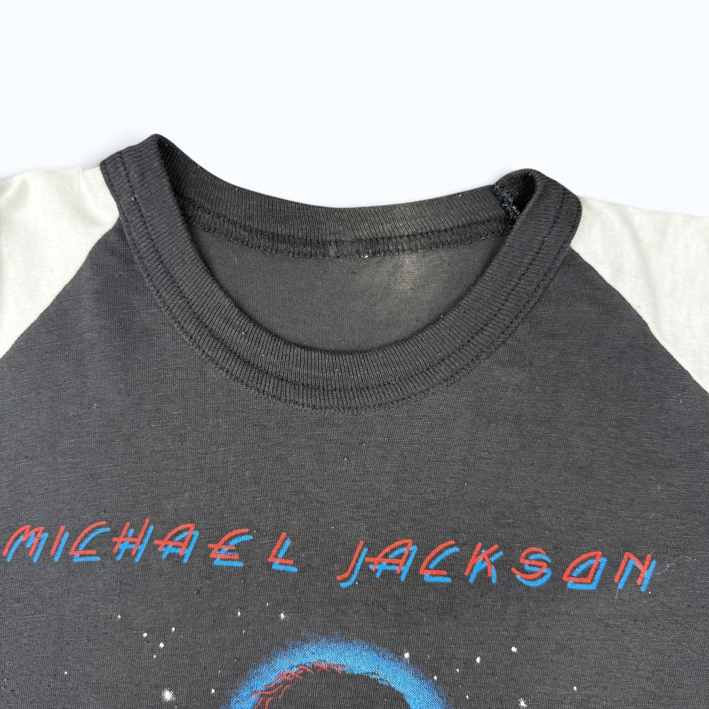 1984 Michael Jackson Victory Tour Baseball T Shirt