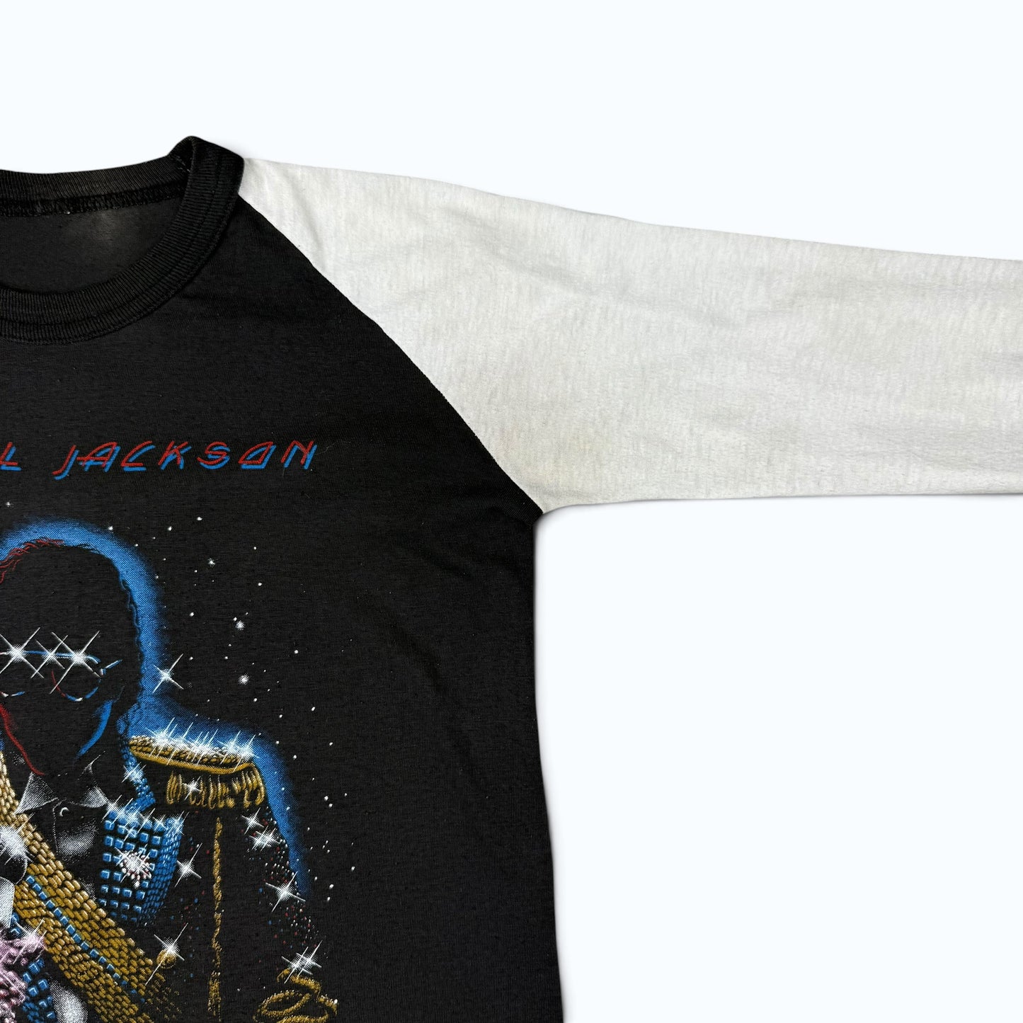 1984 Michael Jackson Victory Tour Baseball T Shirt