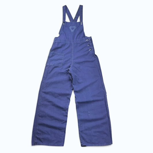 1930s Bilt-Well French Blue Cotton Overalls
