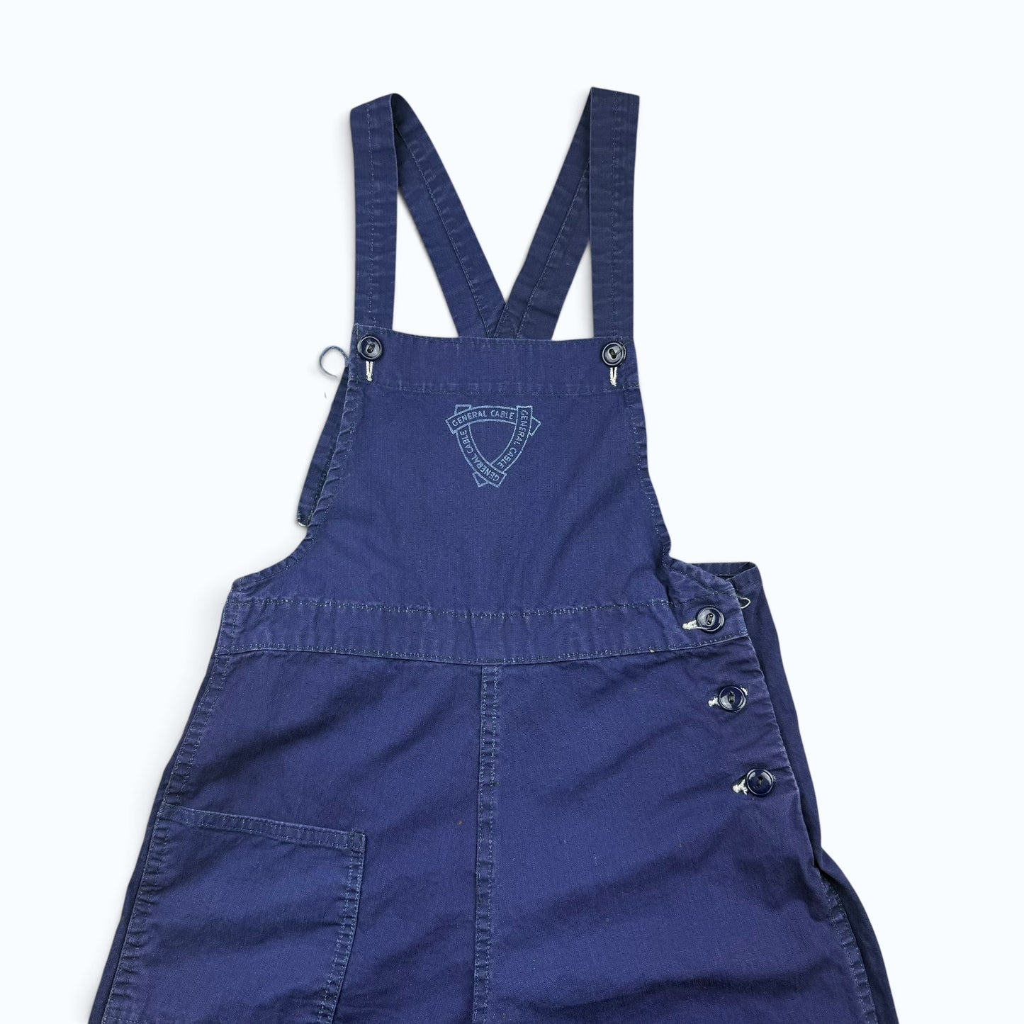 1930s Bilt-Well French Blue Cotton Overalls