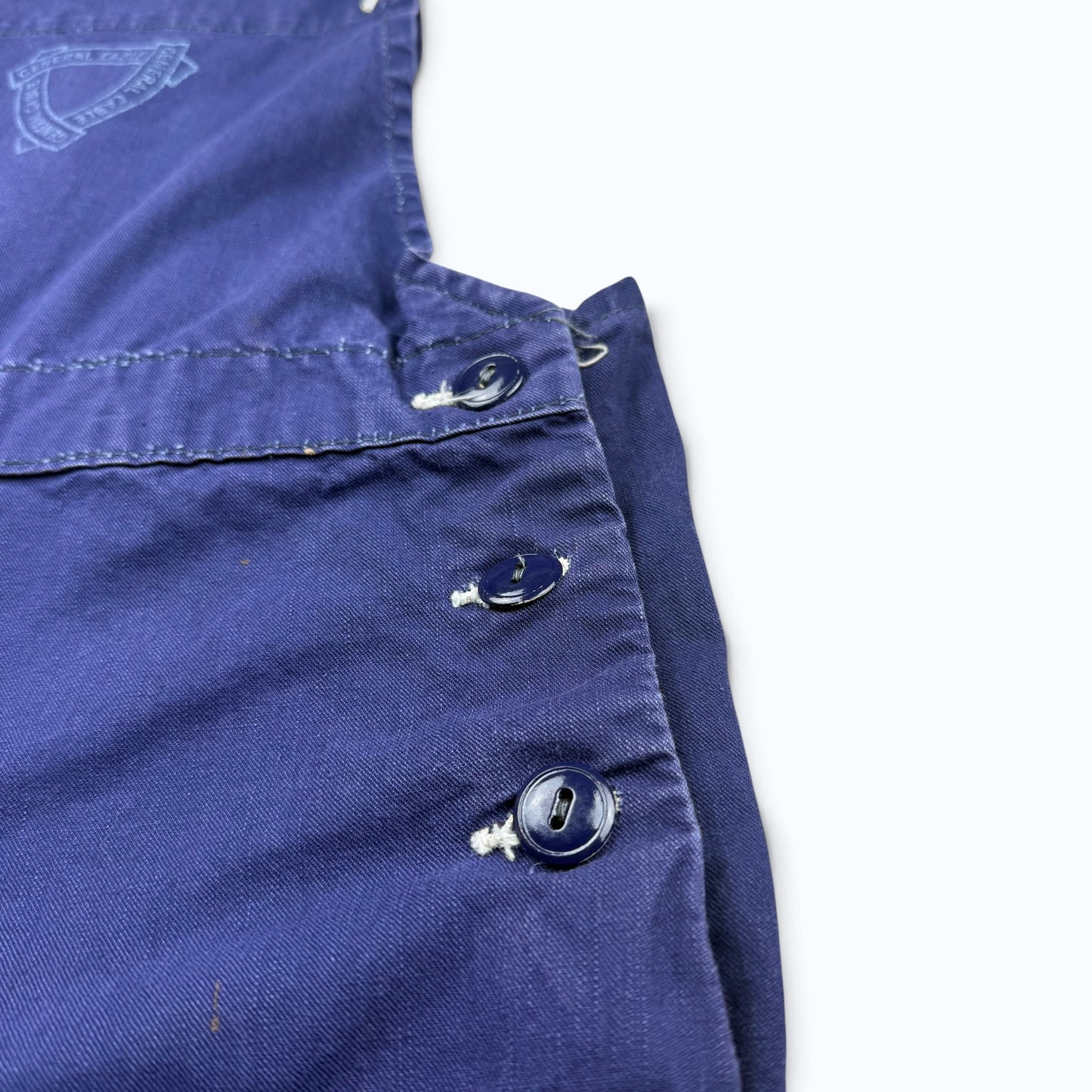 1930s Bilt-Well French Blue Cotton Overalls