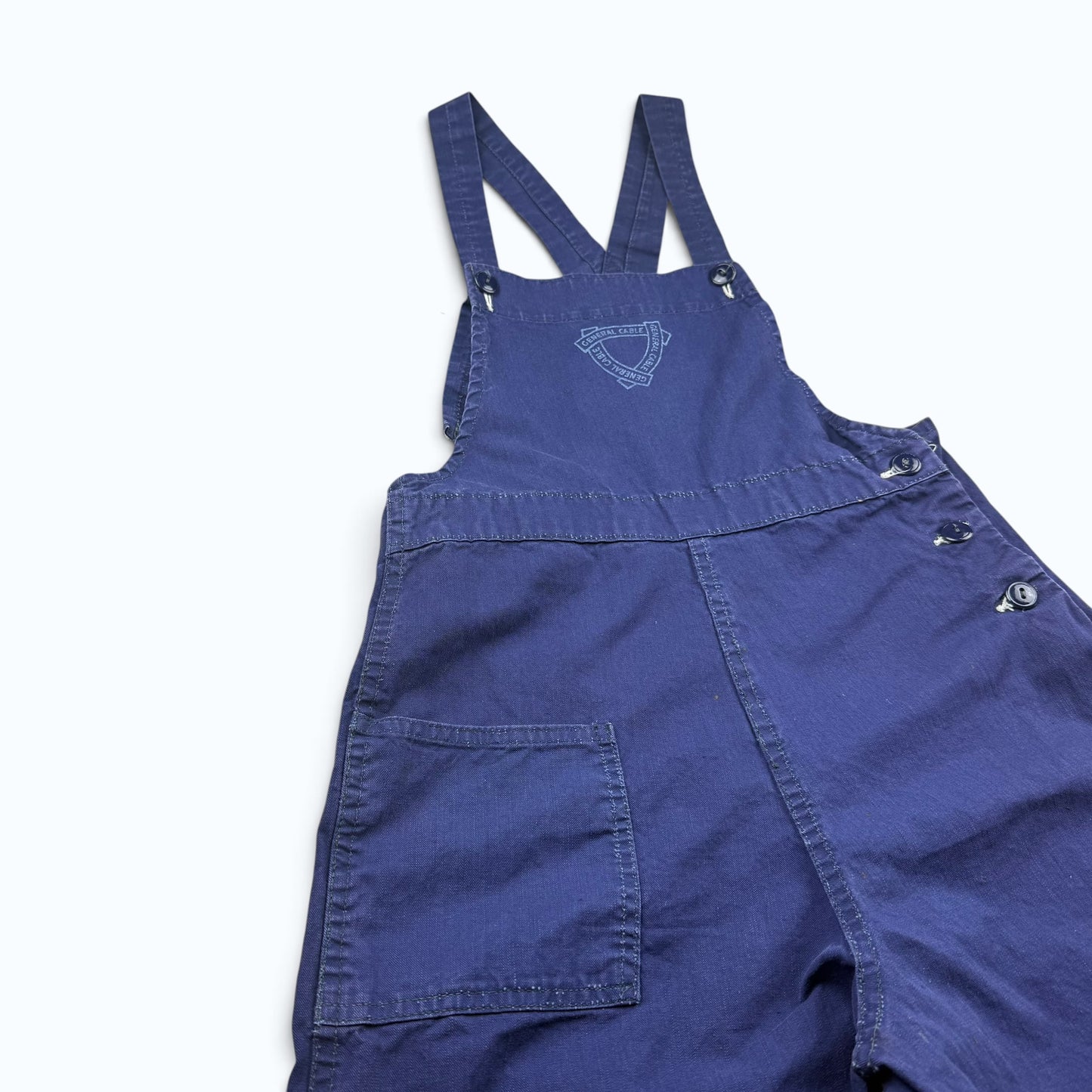 1930s Bilt-Well French Blue Cotton Overalls