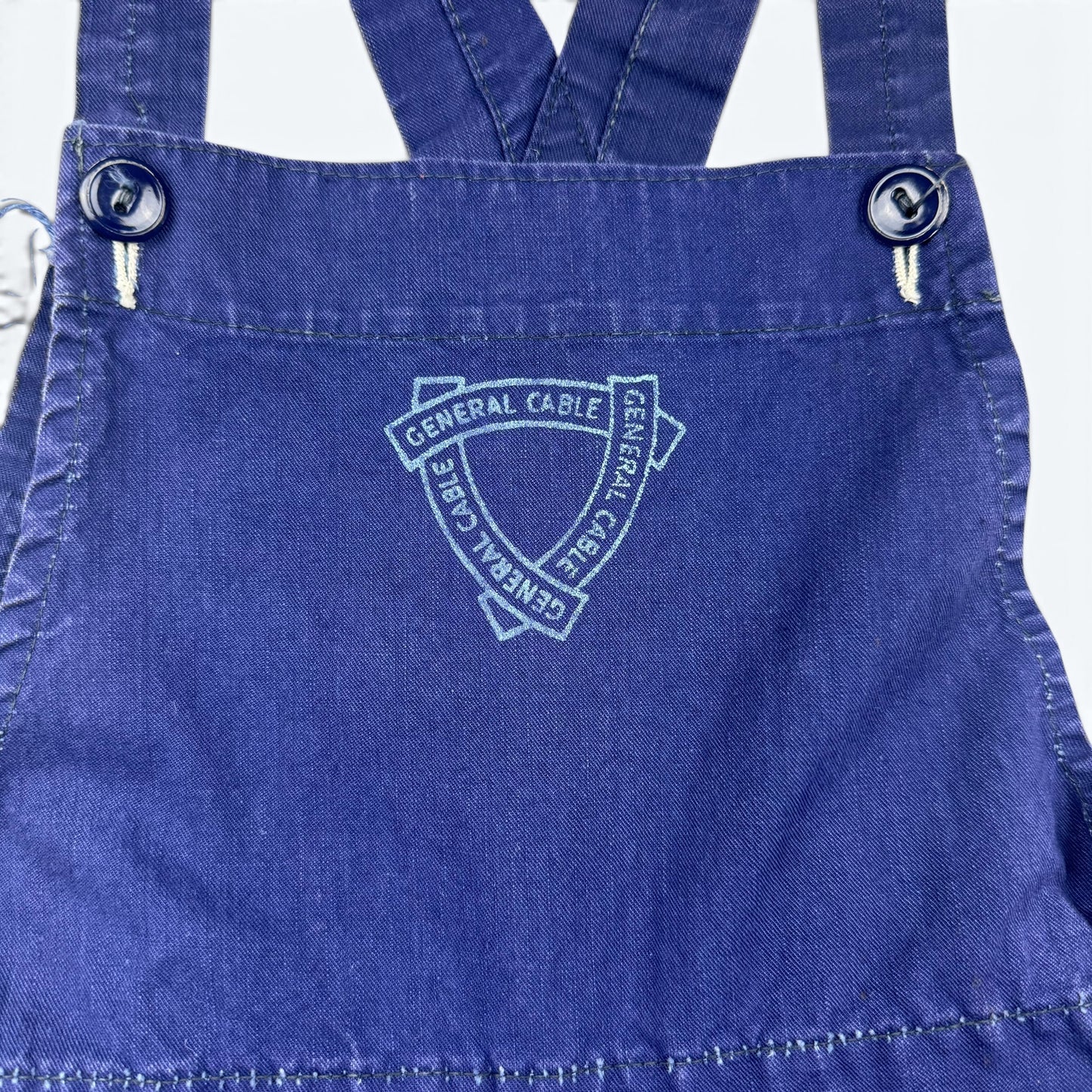 1930s Bilt-Well French Blue Cotton Overalls
