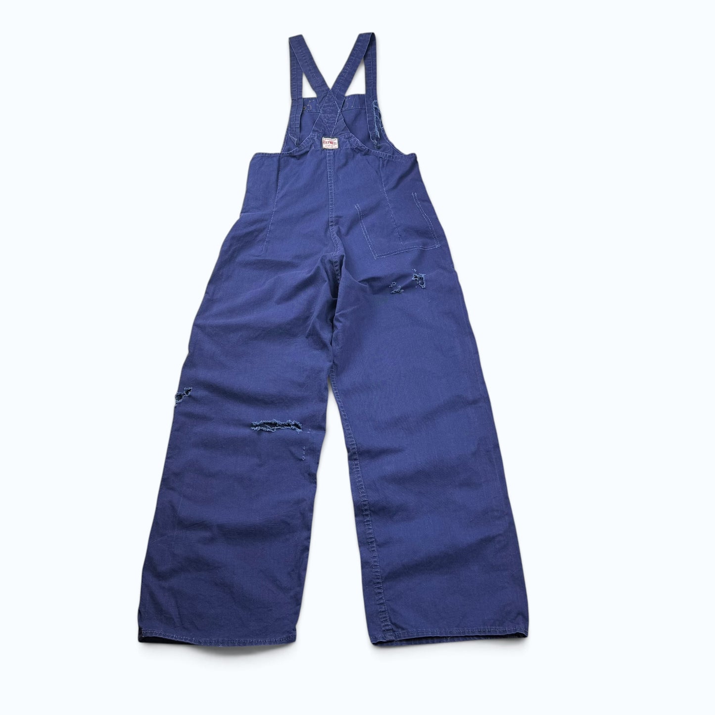 1930s Bilt-Well French Blue Cotton Overalls