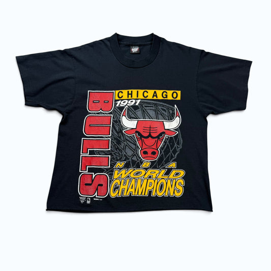 1991 Chicago Bulls World Champions T Shirt