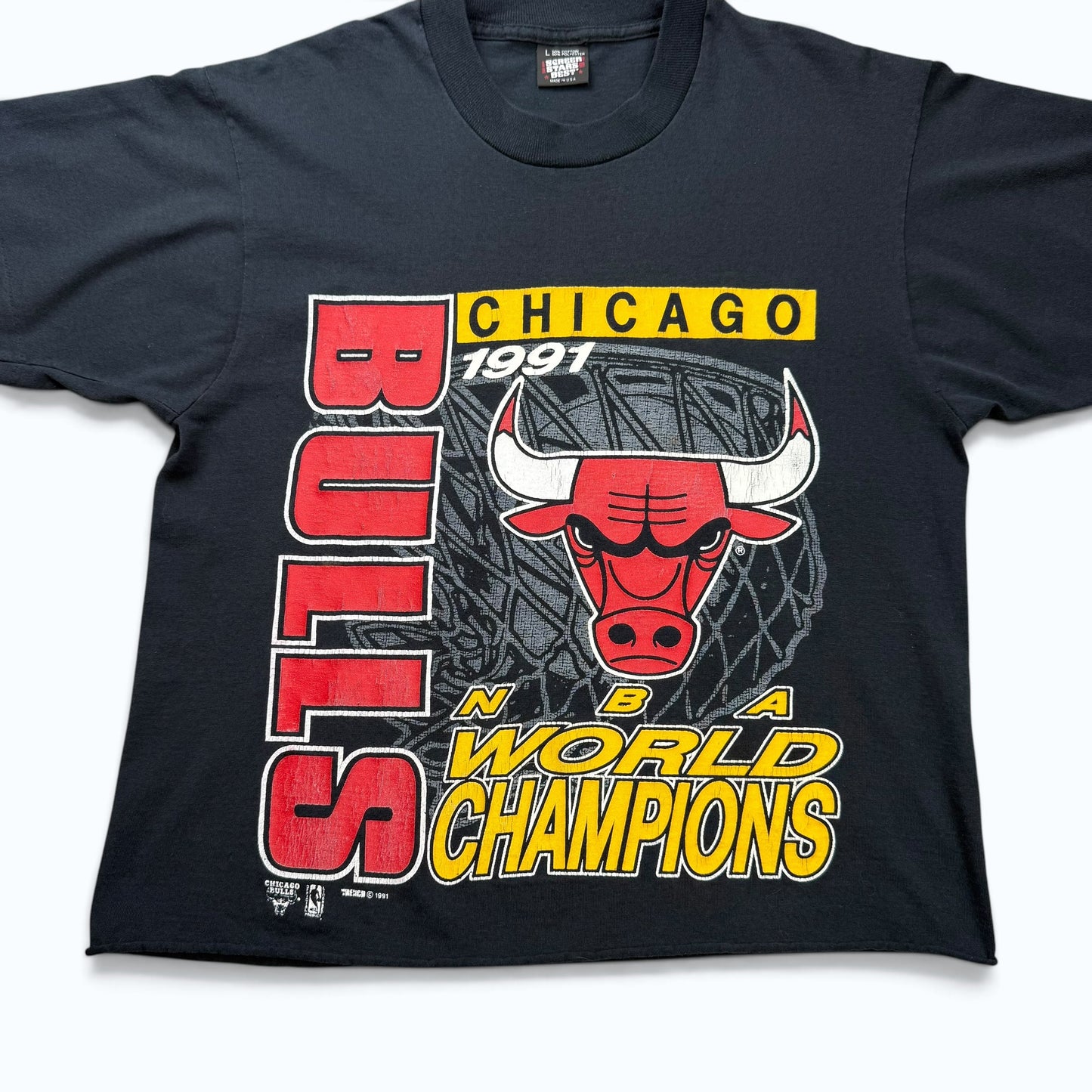 1991 Chicago Bulls World Champions T Shirt