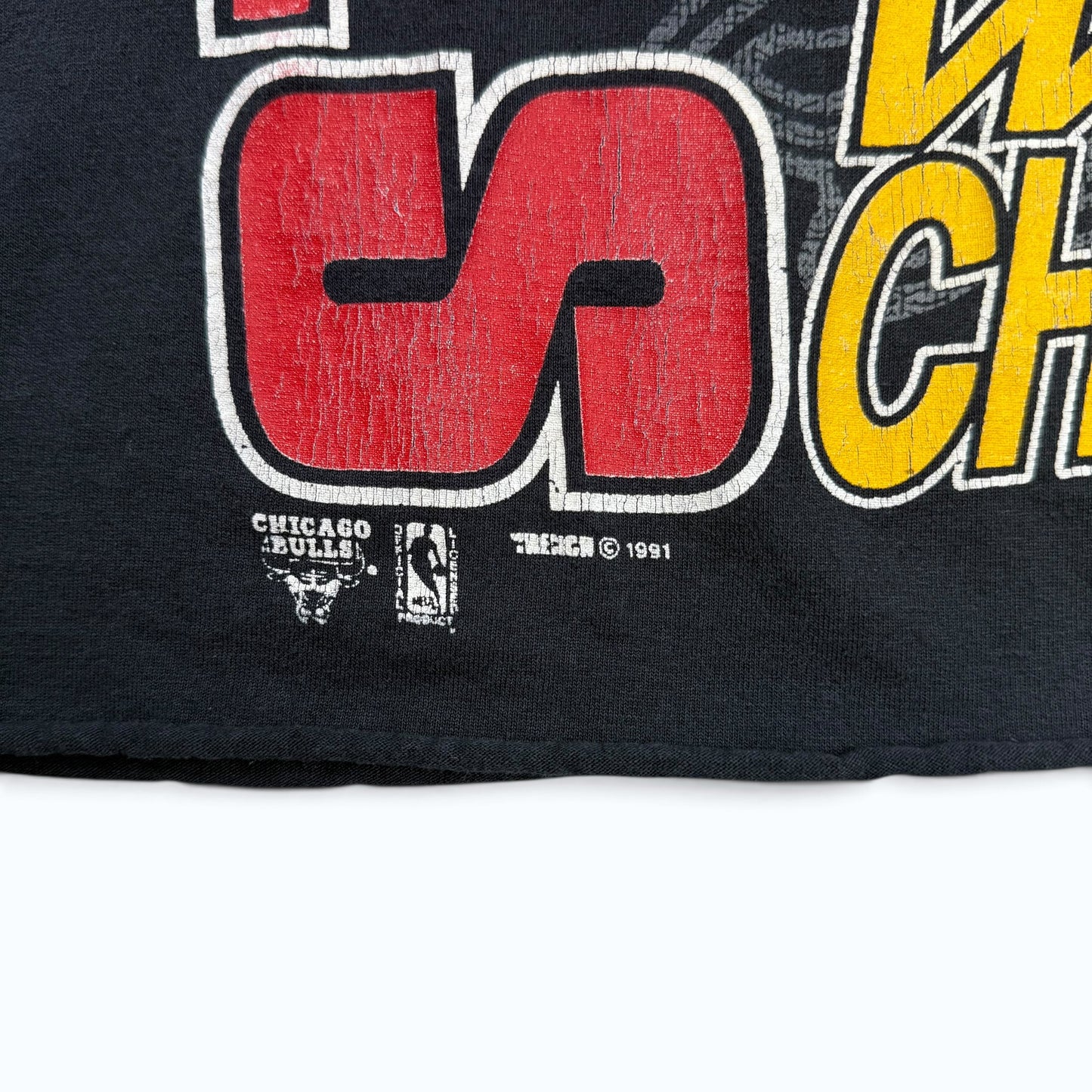 1991 Chicago Bulls World Champions T Shirt