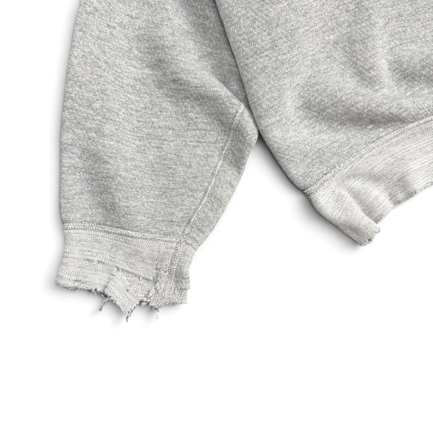 1960s Distressed Grey Raglan Sweatshirt - DCQL
