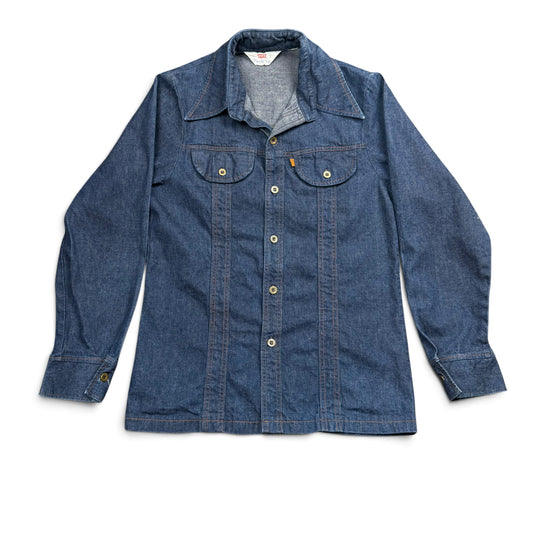 1970s Levis Orange Tab Denim Shirt Jacket