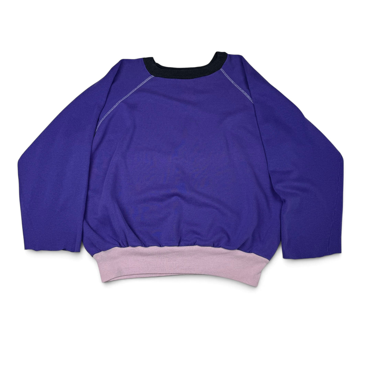 1970s Tri-Tone Deep Purple Raglan Sweatshirt