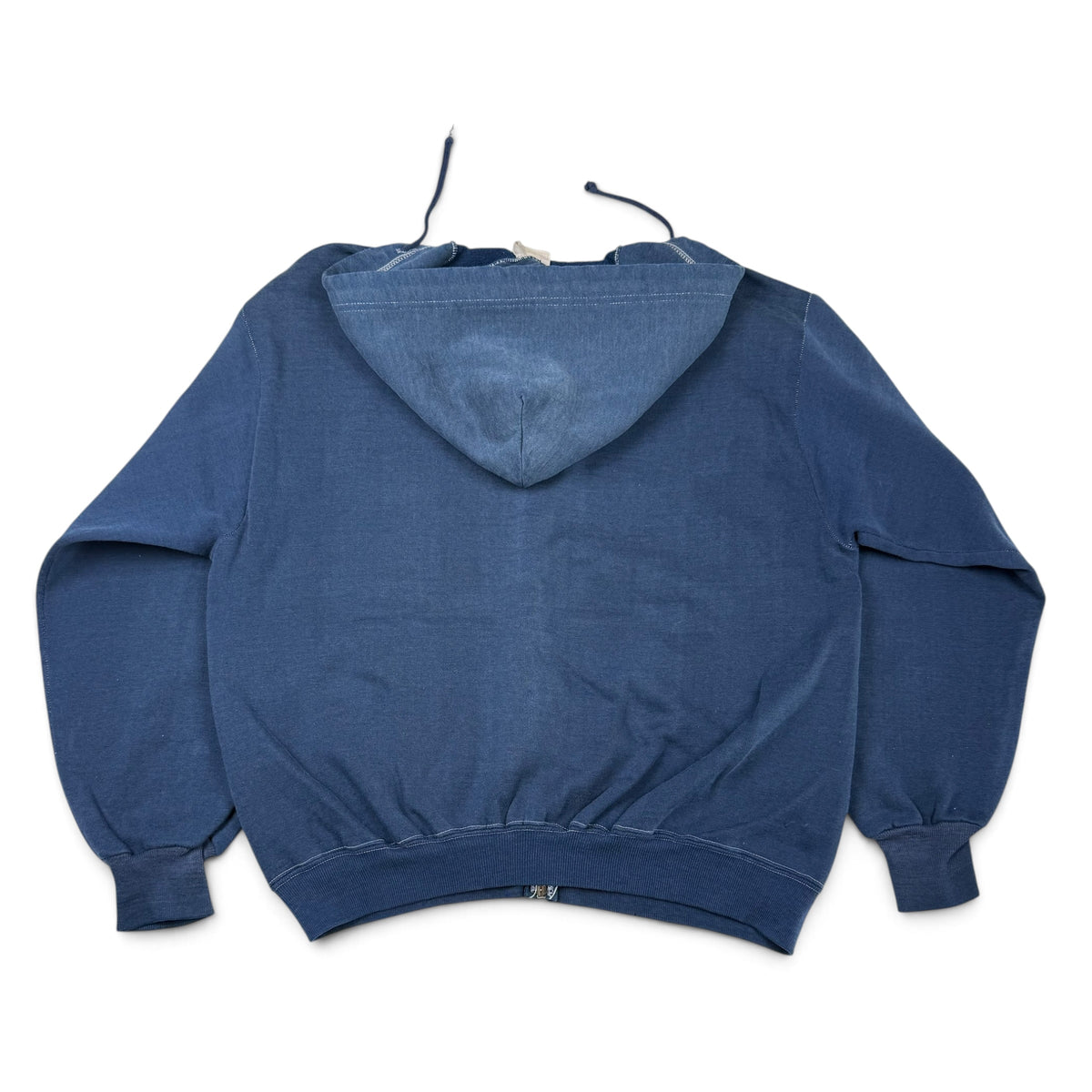 1960s Navy Blue Zip Up Hoodie