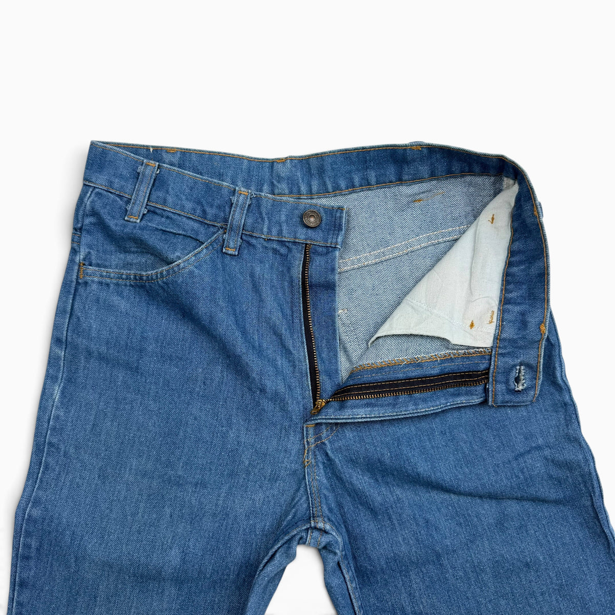 1970s Levis Orange Tab Bell Bottom Denim Jeans