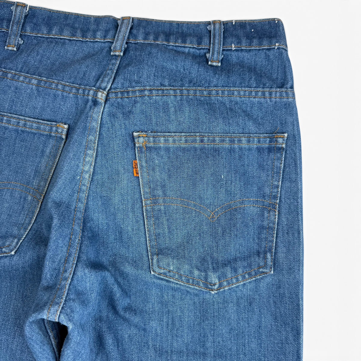 1970s Levis Orange Tab Bell Bottom Denim Jeans