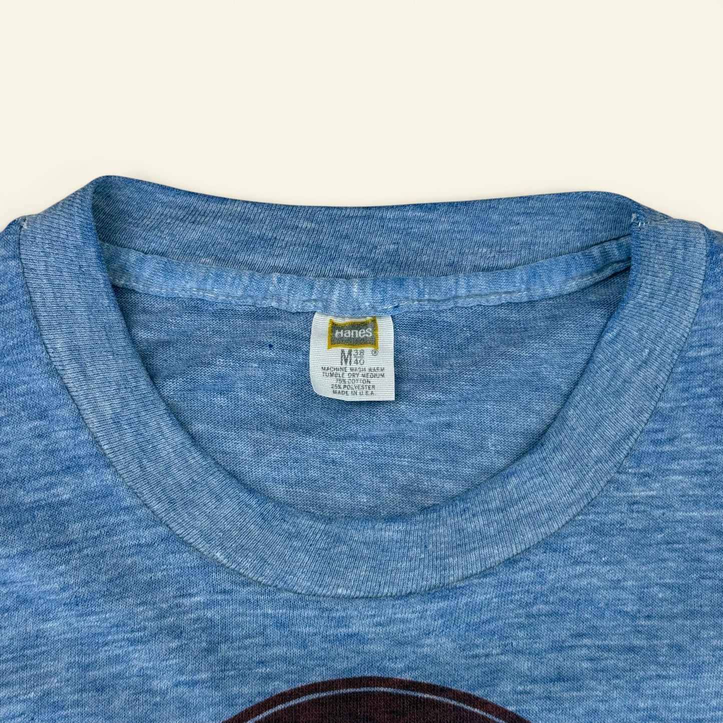 1970s Heather Blue Boerne Texas T Shirt