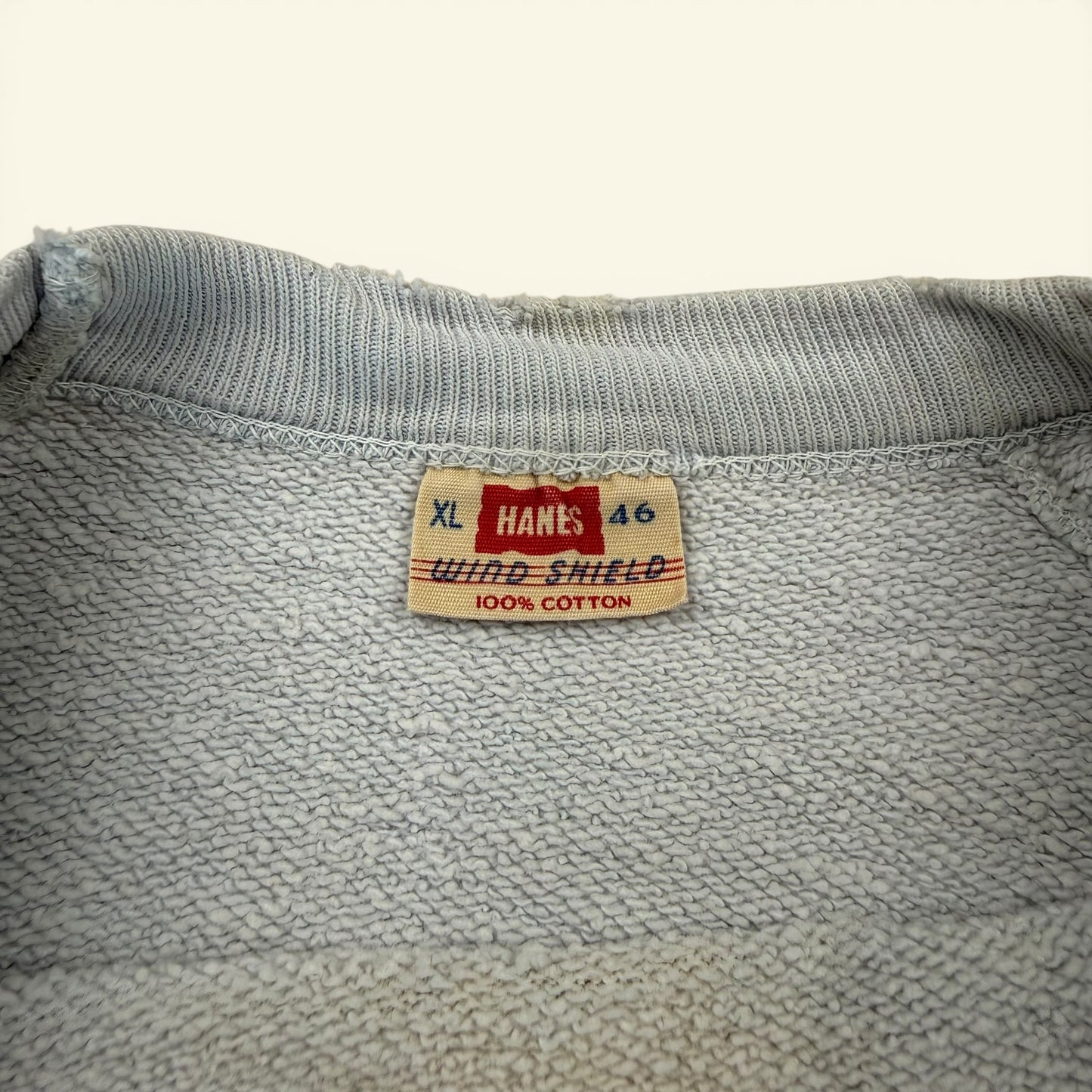 1950s Light Baby Blue Bullshirt Sweatshirt