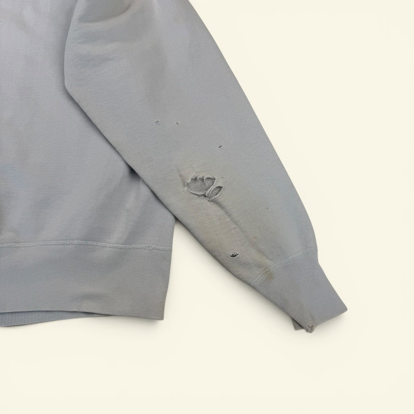 1950s Light Baby Blue Bullshirt Sweatshirt