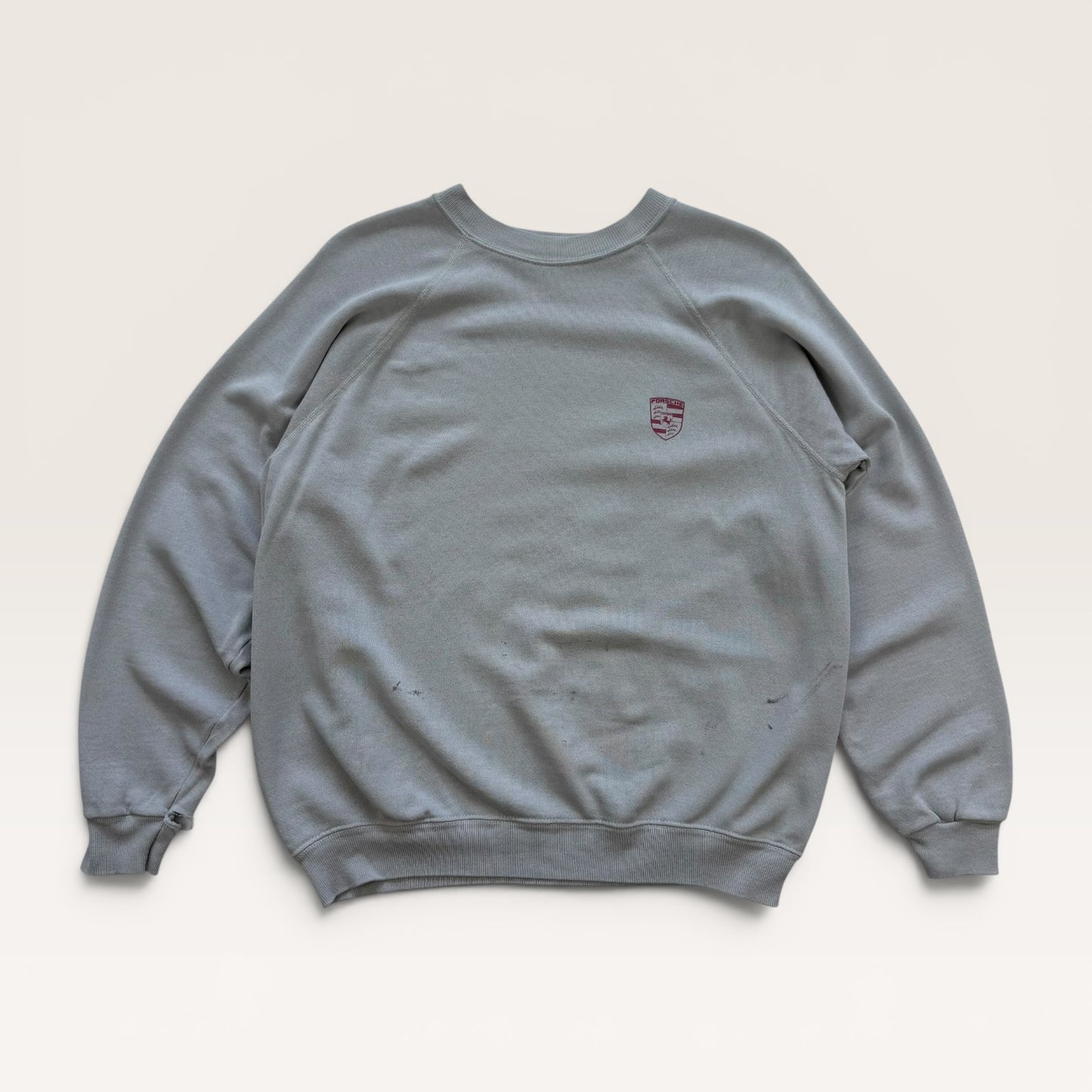 1970s Light Grey Porsche Sweatshirt