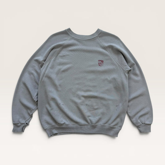 1970s Light Grey Porsche Sweatshirt