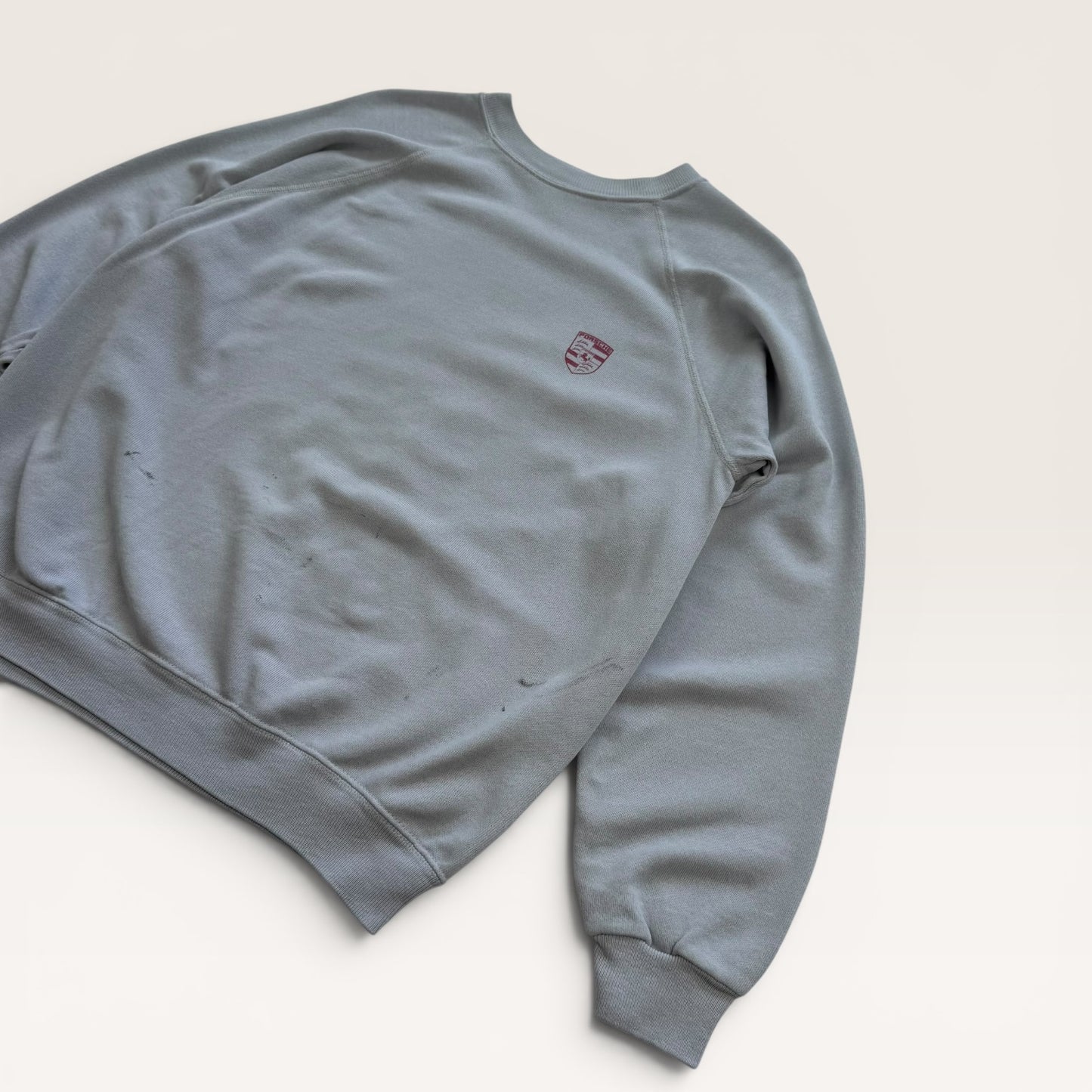 1970s Light Grey Porsche Sweatshirt