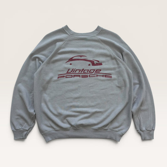1970s Light Grey Porsche Sweatshirt