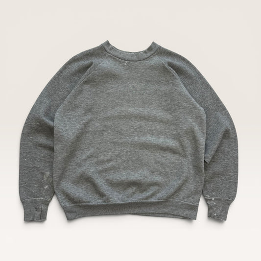 1980s Blank Grey Sweatshirt