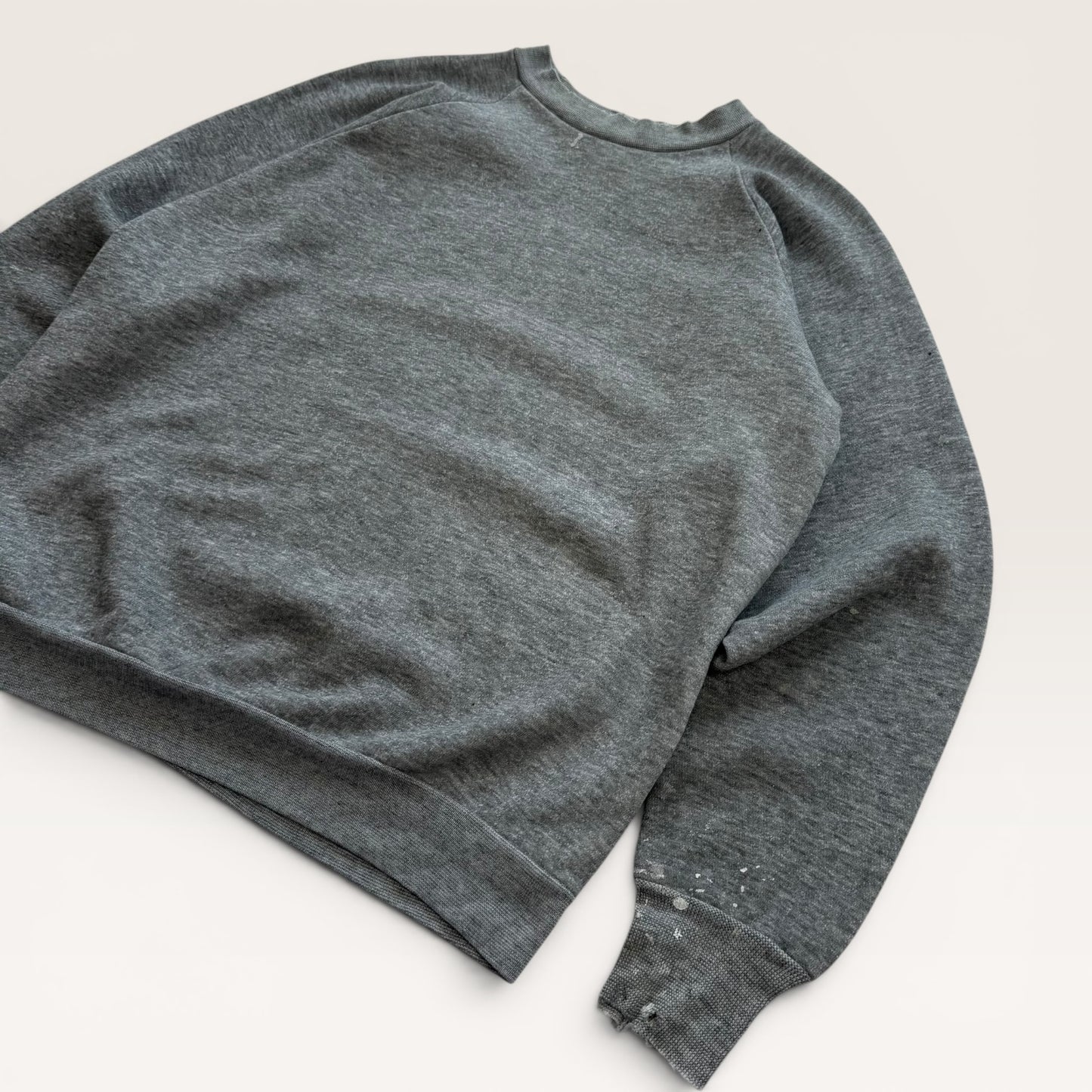 1980s Blank Grey Sweatshirt