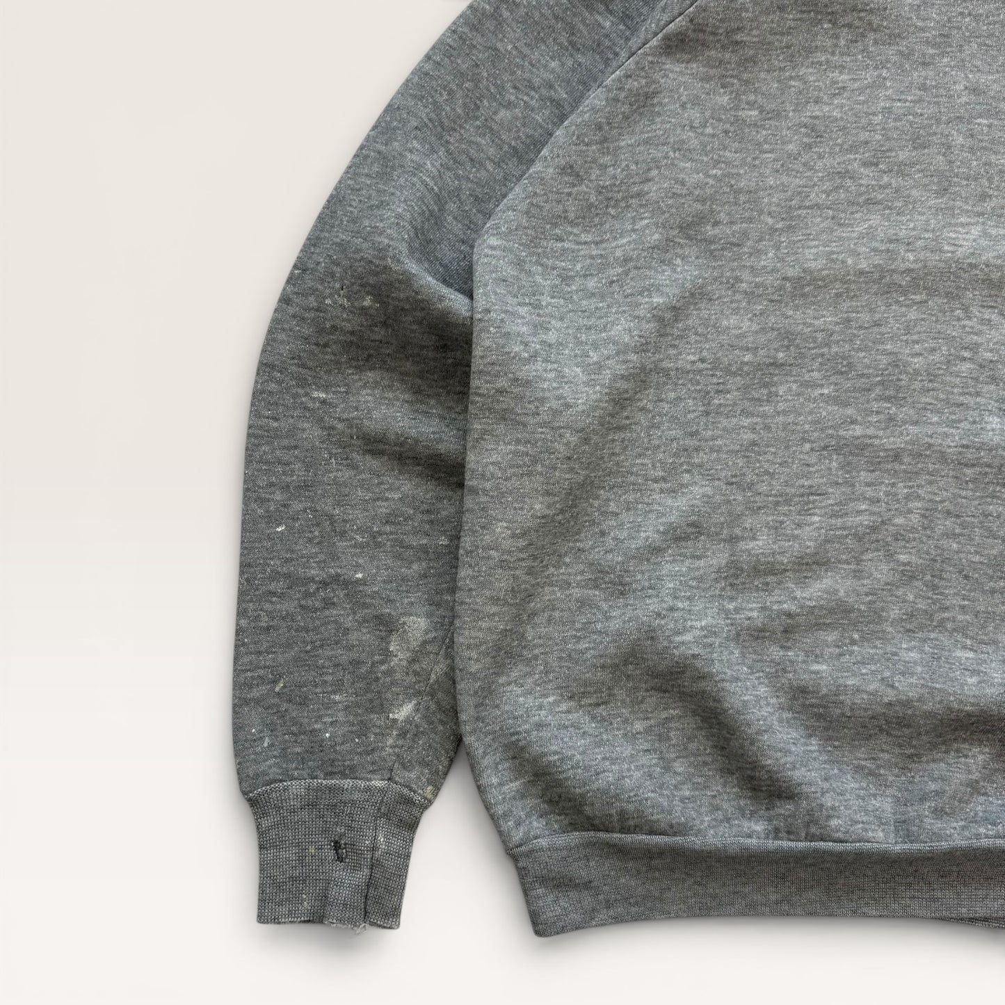 1980s Blank Grey Sweatshirt